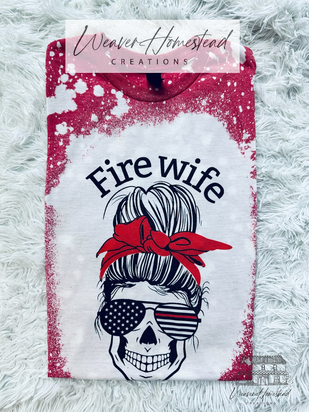 Fire Wife Skull w/Bow