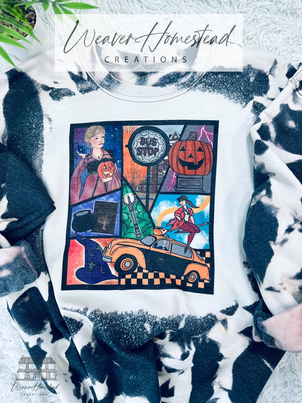 Halloweentown Comic Collage