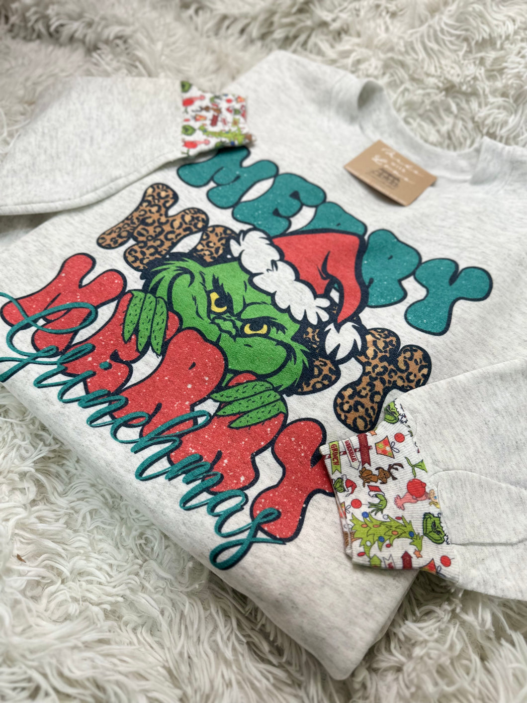 Merry Grinchmas w/Cuff Design